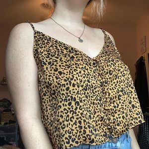 Cheetah tank top